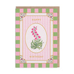Cottagecore Pink Campanula Birthday Card