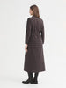 Check Flannel Dress - Grey