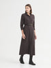 Check Flannel Dress - Grey