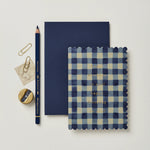 Blue Gingham 'Happy Birthday To You' Card
