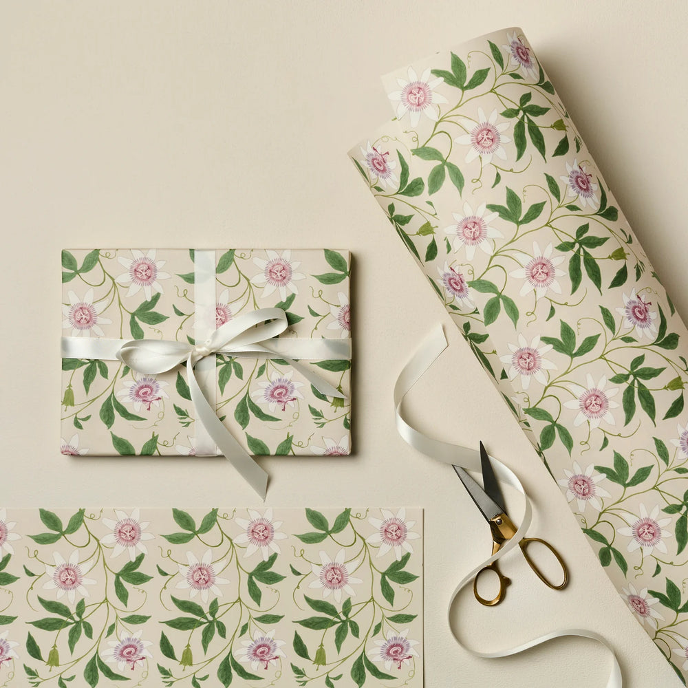 Passionflower Wrapping Paper