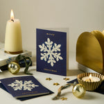 Snowflake Merry Christmas Mini Card