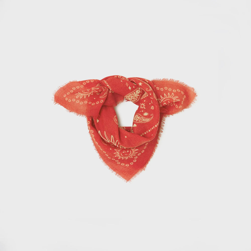 Women's 100% Wool Scarf Alice - Red