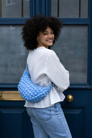 Blue Cross Body Bag - Eco