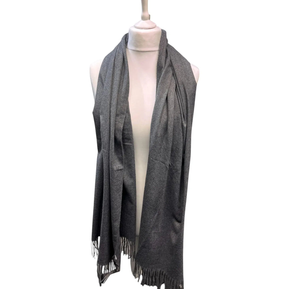 Grey Lightweight Winter Scarf