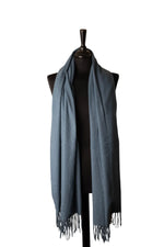 Petrol Blue Lightweight Winter Scarf
