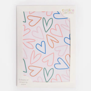 Heart Wrap Sheets - `Pack of 2