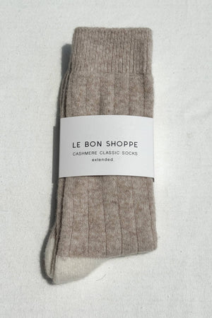 Extended Cashmere Classic Socks: Navy