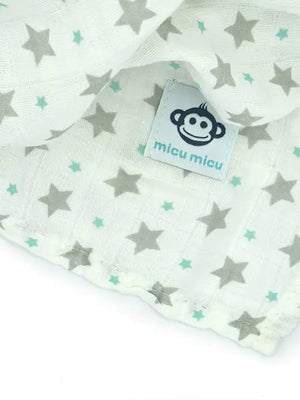 Stars Baby Swaddle- Organic Cotton