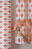Pink and Red Harlequin Wrap