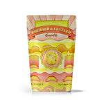Rhubarb & Custard Crumble Biscuits