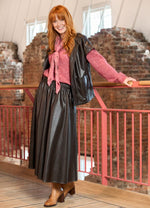 Juliet Faux Leather Skirt