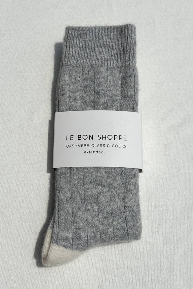 Extended Cashmere Classic Socks: Fawn