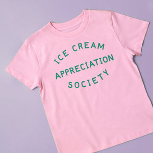 Ice Cream Appreciation Society - Kid's T-shirt - Strawberry 3-4 years