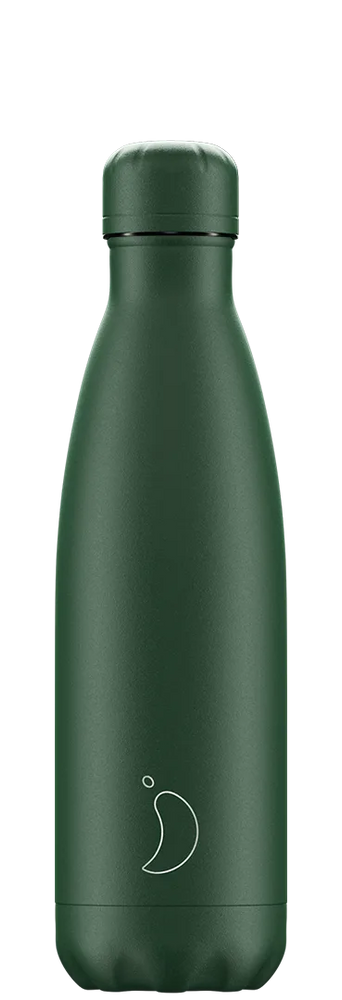 500ml Matte All Green Chillys Bottle
