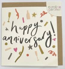 Happy Anniversary Confetti Card