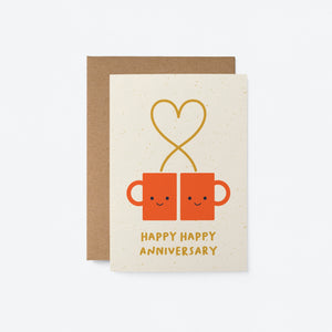 Happy Happy Anniversary Card
