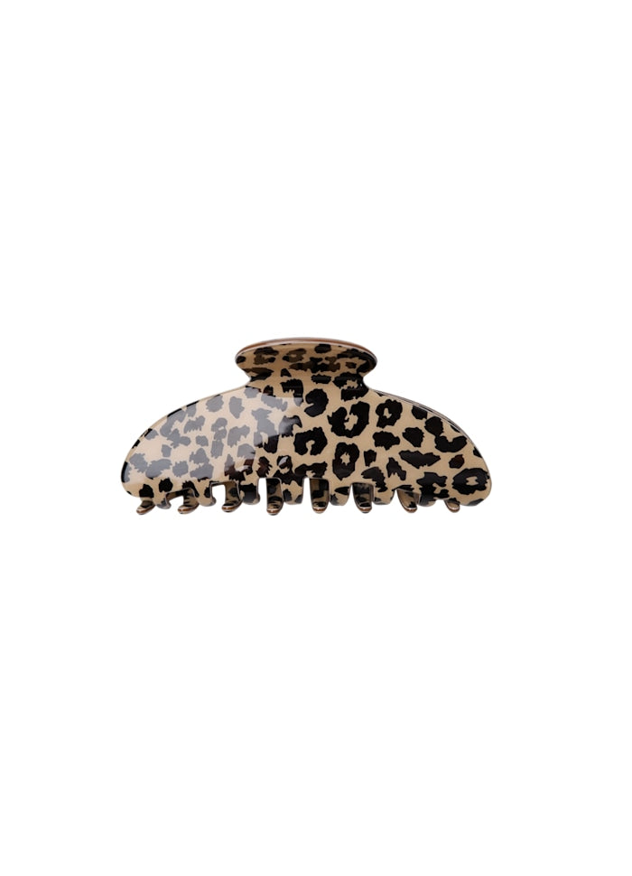 Asher Hair Claw - Beige Leo