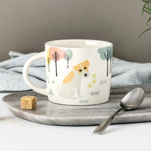 Hannah Turner Hand-Made Ceramic 'Barklife' Dog Mug (Design 2)