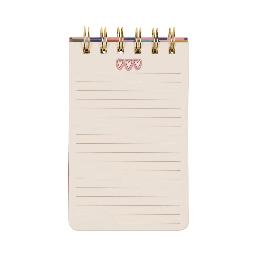 A Dopo Hearts Twin Wire Notepad