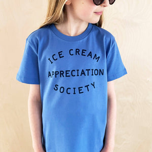 Ice Cream Appreciation Society - Kid's T-shirt - Blue 5-6 years