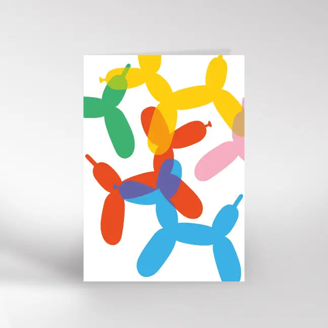 Balloon Dogs Card