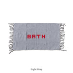 Hand-Loomed Bath Mat - Grey