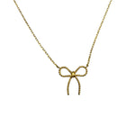 Beaded Bow Necklace