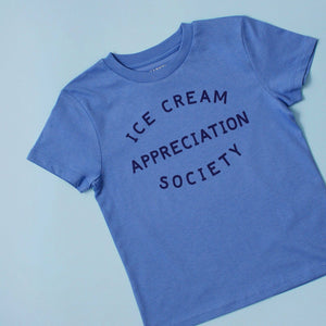 Ice Cream Appreciation Society - Kid's T-shirt - Blue 5-6 years