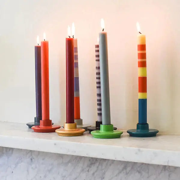 Candle Holder - Opaline Green
