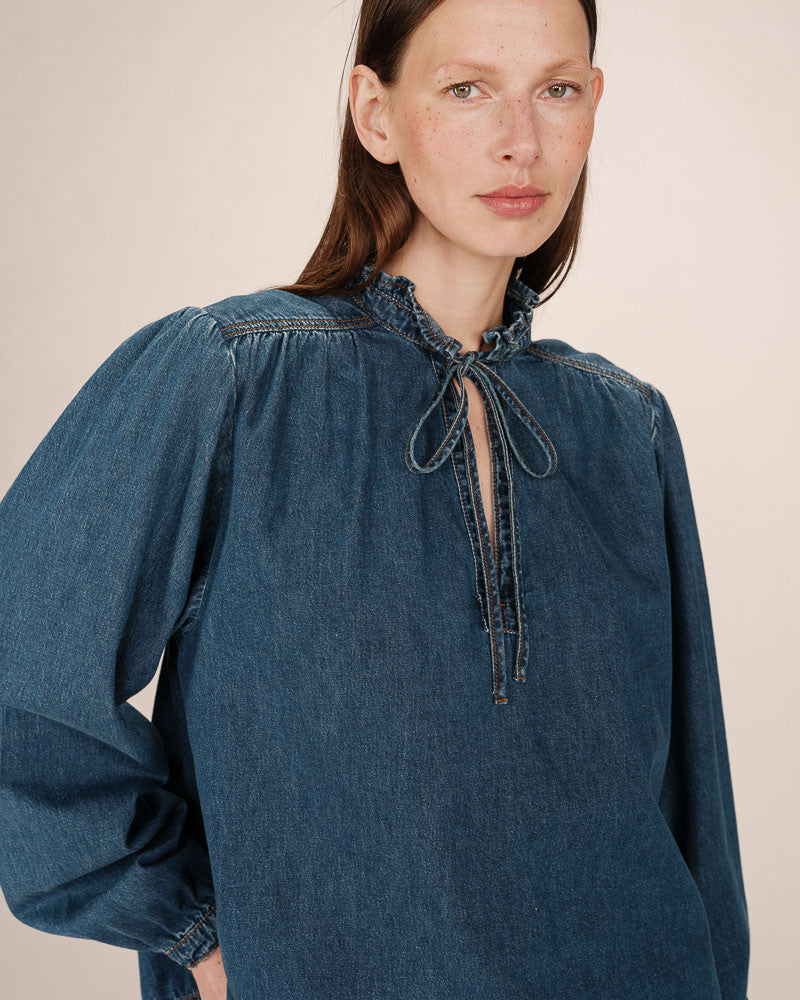 Salsa Denim Blouse