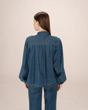 Salsa Denim Blouse