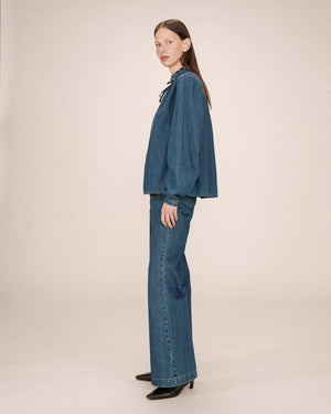 Salsa Denim Blouse