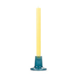 Glass Candle Holder - Mineral Blue