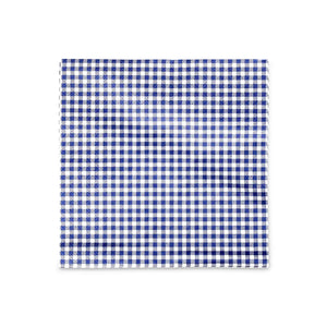 Blue Gingham Paper Napkins - Pack of 20