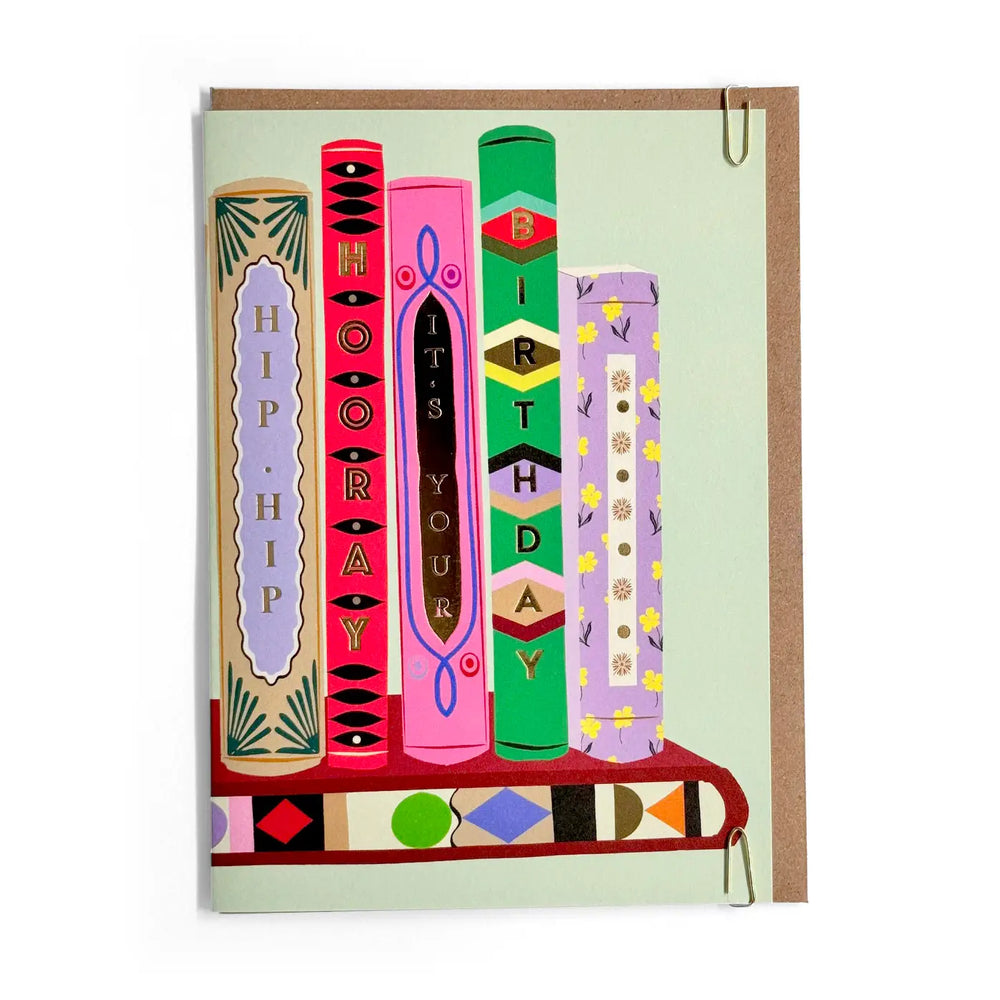 Good Book Foiled Birthday Card