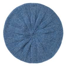 Bowden Colourblock Rib Beret - Denim
