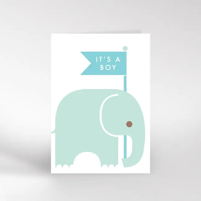 New Baby Card - Boy