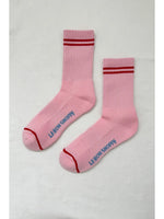 Boyfriend Socks: Armour Pink