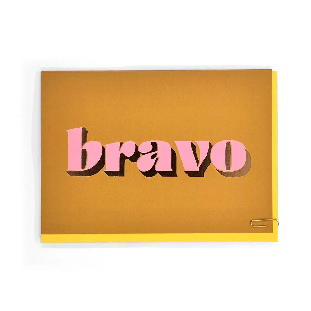 Bravo Foiled Card