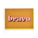 Bravo Foiled Card