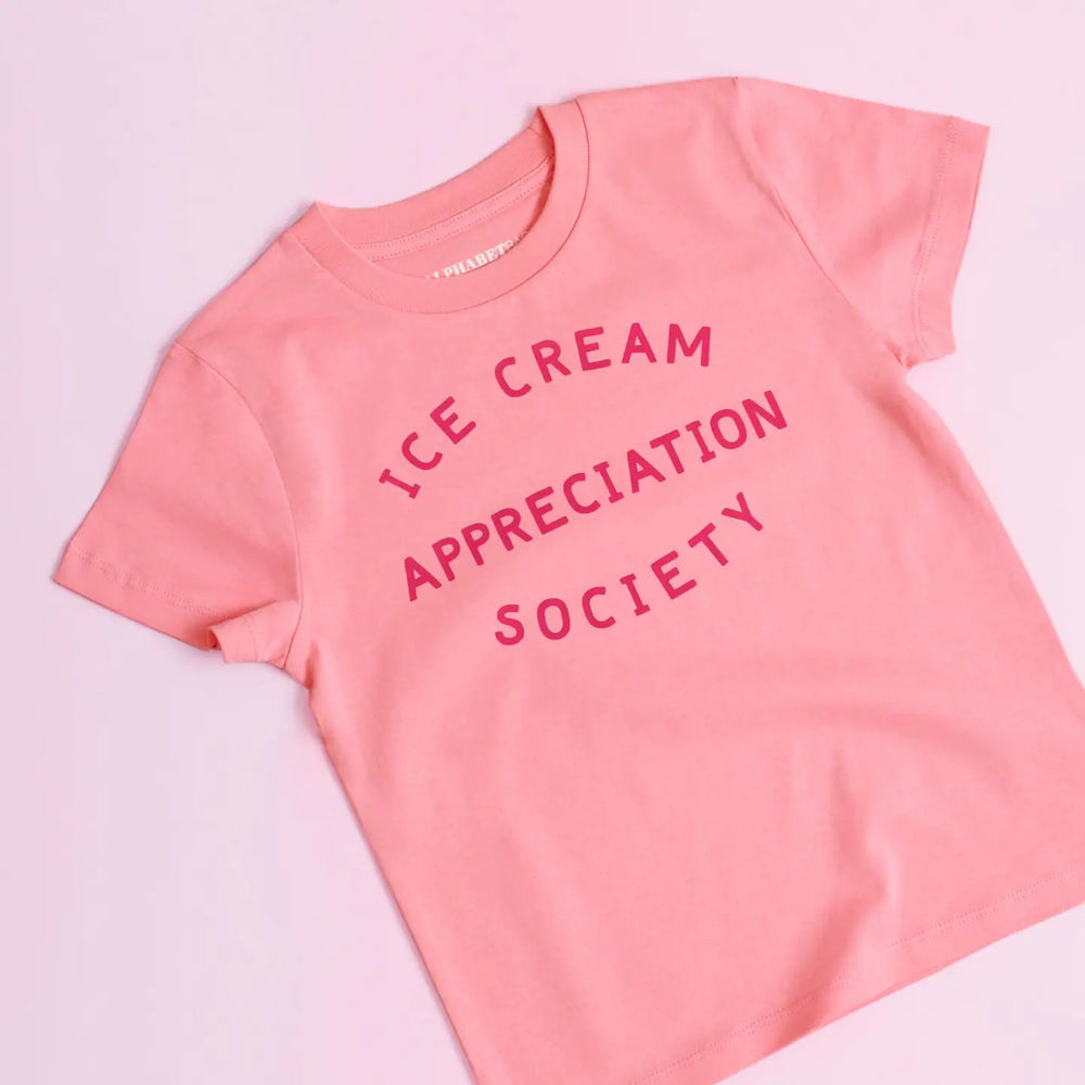 Ice Cream Appreciation Society - Kid's T-shirt - Bubble Gum - 5-6 years