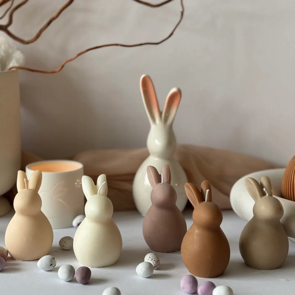 Bunny Ear Candle - Creamy White