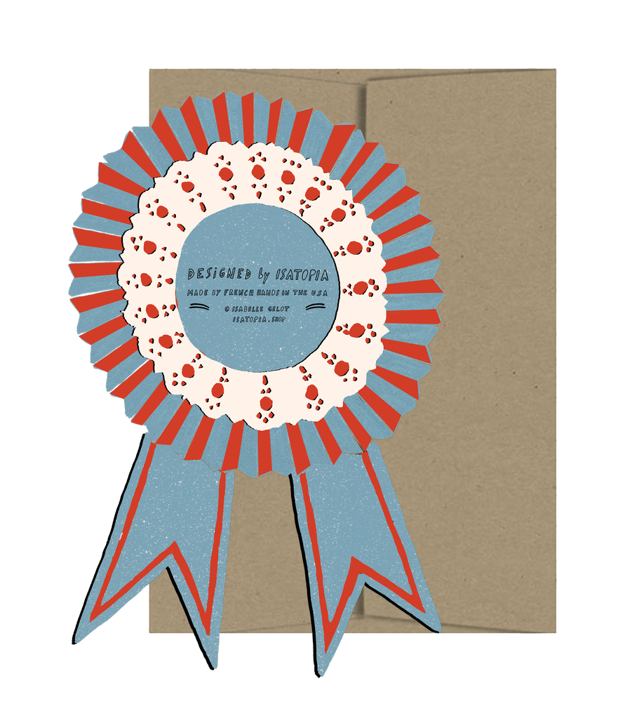 Bravo Medallion - Die Cut Card