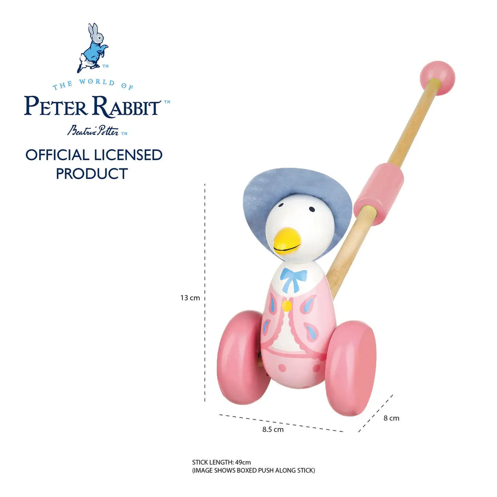 Boxed Push Along Jemima Puddle-Duck
