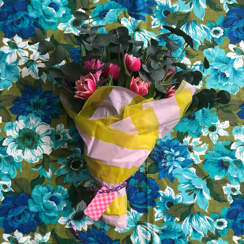 Luxury Tissue Paper Wrap - Lilac and Yellow