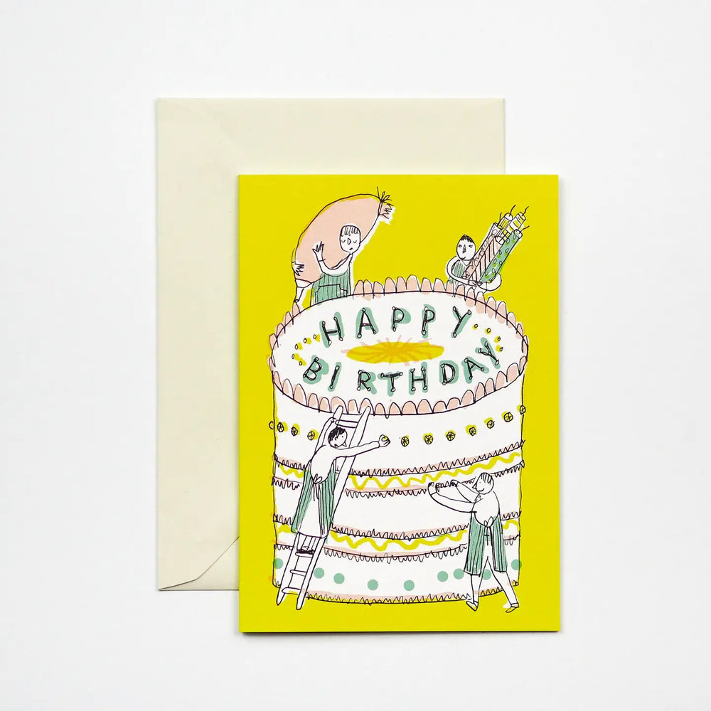 Happy Birthday Cake Card