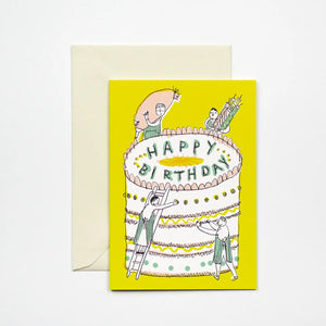 Happy Birthday Cake Card