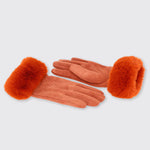 Carla Gloves - Burnt Orange