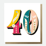 Birthday Card - Age 40